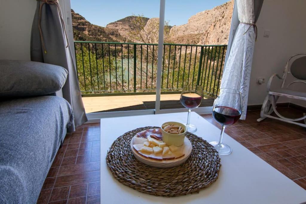La Barberia De Miguel Villa El Chorro Buitenkant foto