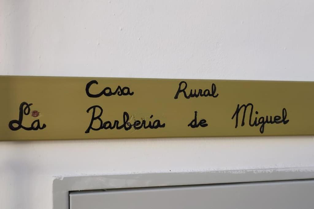 La Barberia De Miguel Villa El Chorro Buitenkant foto